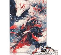 Puzzle Dio delle Volpi, divertimento per tutta la famiglia, puzzle in cartone riciclato al 100% per bambini e adulti dai 12 anni in su, regali di Halloween, 1000 pezzi (75x50 cm)