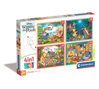 Clementoni 4 Puzzle In 1 Winnie The Pooh Clm21514