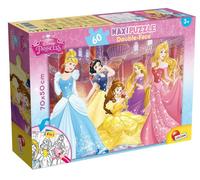 Puzzle - Disney: Lisciani - Principesse Disney - Puzzle Double-face Supermaxi...