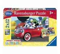 Puzzle Mickey Mouse e Amici 2x12 Pezzi