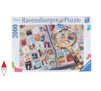 PUZZLE DISNEY RAVENSBURGER CARTONI ANIMATI I MIEI FRANCOBOLLI PREFERITI 2000 PZ