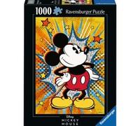 Ravensburger 12000472 - Retro Mickey - puzzle 1000 pezzi - puzzle adulti e ragazzi da 14 anni, puzzle Disney, Disney regalo