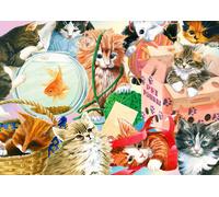 Puzzle Divertente Gatti Curiosi 1000 Pezzi