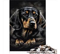 Puzzle divertenti Cane bassotto Puzzle da 1000 pezzi per adulti Puzzle per famiglie per bambini e puzzle da 1000 pezzi (26x38 cm)