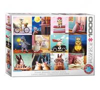 Puzzle - Divertenti Conigli - 1000 Pezzi