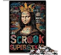 Puzzle divertenti per adolescenti "Monna Lisa" da 1000 pezzi, adatti a persone dai 14 anni in su, idee regalo per la decorazione della casa (26x38cm)