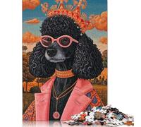 Puzzle divertenti per adulti con cani alla moda, puzzle impegnativi e stimolanti per donne e uomini, 1500 pezzi (85x57 cm)