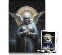 Puzzle Divina Maria da 1000 pezzi per adulti, attività cognitiva e di apprendimento ludico, regalo perfetto per gioiose sorprese, dimensioni 38x26cm