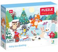 Puzzle Dodo Stagioni dell'Anno: Magico Pattinaggio Invernale 60 pezzi