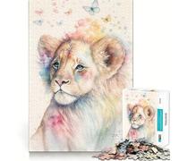 Puzzle "Dolce Leonellino" per adolescenti, 1000 pezzi per allenare la mente, semplice e divertente da assemblare, un regalo prezioso 50x75cm