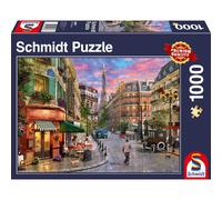 Puzzle Dominic Davison - Strada verso la Torre Eiffel - 1000 pz - Schmidt 58387