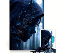 Puzzle "Donna della Foresta Mistica" per adolescenti, 1000 pezzi, rafforza la memoria, allevia la tensione, bordi lisci, sorpresa di Natale (38x52cm)