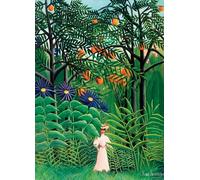 Puzzle donna in passeggiata nella foresta esotica 1000 pezzi EUROGRAPHICS