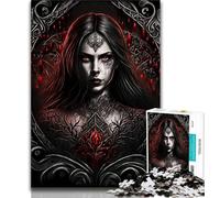 Puzzle Donna Vampiro Oscuro 1000 pezzi per adolescenti giocattolo educativo intellettuale decomprimente regali di Babbo Natale segreto (50x75cm)