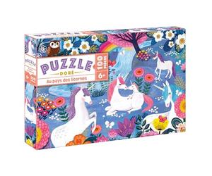 Puzzle doré Au pays des licornes - 100 pièces