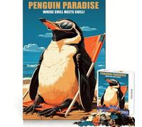 Puzzle "Dove il relax incontra il relax" da 1000 pezzi per adulti Chiarezza mentale, calma e divertimento Bordi sottili Regalo perfetto (38x52cm)