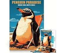 Puzzle "Dove il relax incontra il relax" per adolescenti,1000 pezzi,stimola la mente,divertente,con componenti robusti e ben definiti,un'attività di gruppo emozionante (50x75cm)