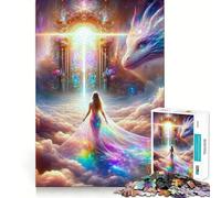 Puzzle Drago Arcobaleno per Adulti, 1000 Pezzi, Migliora la Memoria, Allevia lo Stress, Assemblaggio, Regalo Indimenticabile (50x75cm)