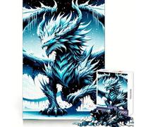 Puzzle Drago Bufera per Ragazzi 1000 Pezzi Potenziamento Memoria Evasione Mentale Taglio Preciso Regalo Indimenticabile (38x26cm)