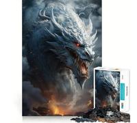 Puzzle Drago del Cielo per ragazzi, 1000 pezzi, gioco di logica, divertimento al chiuso, bordi precisi, pezzo da collezione 38x26cm