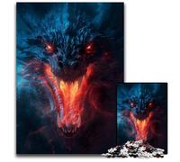 Puzzle Drago Pericoloso 1000 Pezzi per Adulti, Gioco Rompicapo per Adolescenti, Regalo Perfetto per le Feste 50x75CM/19,68x29,52 pollici