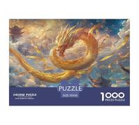 Puzzle Dragon A 1000 Pezzi, Puzzle Sea of Clouds Adulti, Gioco Diabilità Impossibile Gioco Intellettivo Familiare Arredamento Domestico 70x50cm/1000pcs