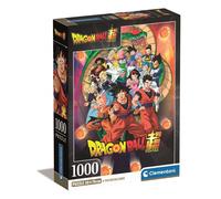 Clementoni - Dragonball Dragonball-1000 Pieces, Poster Included, Anime, Manga, S
