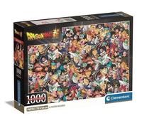 PUZZLE DRAGON BALL 1000 PZ IMPOSSIBILE DIMENSIONE 50X70 CM CLEMENTONI ORIGINALE