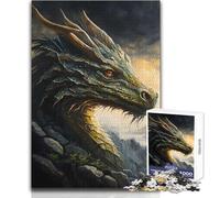 Puzzle Dragon of The Heights da 1000 pezzi per adolescenti, gioco educativo per lo sviluppo delle competenze, regalo perfetto per momenti speciali, dimensioni 38x52cm