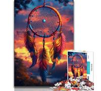 Puzzle Dream Catcher per adolescenti 1000 pezzi, gioco per famiglie antistress, sfida difficile, collezione di artisti, belle arti 38x26cm