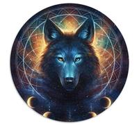 Puzzle Dream Catcher Wolf da 1000 pezzi per adulti, puzzle per adulti, attività divertenti da fare a casa, regalo di compleanno, regali da viaggio (67,5x67,5cm)