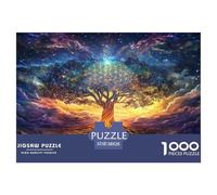 Puzzle Dreamy Tree of Life Composto Da 1000 Pezzi, Puzzle Fantasy Cosmic Adulti, Gioco Diabilità Impossibile Puzzle Arte Gioco Intellettivo Familiare Regali Di Festa 38x26cm/1000pcs