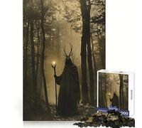 Puzzle druidico della foresta vittoriana per adolescenti, 1000 pezzi, divertimento intellettuale, rilassante, taglio fine, regalo invernale (38x52cm)