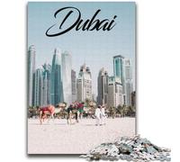 Puzzle Dubai 2000 pezzi per adolescenti, dai 14 anni in su, rompicapo per famiglie, regali di compleanno per Natale, 2000 pezzi (70x100cm)