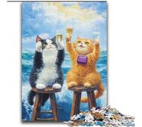 Puzzle "Due gatti" da 2000 pezzi per adolescenti, gioco per famiglie, antistress, sfida difficile, regalo per amici e parenti (70x100cm)