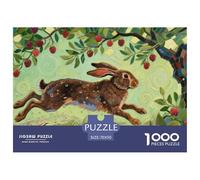 Puzzle Dutch Lop Rabbit Da 1000 Pezzi Per Adulti,Raspberry Tree Gioco Diabilità Impossibile Puzzle Pittura Giochi Rilassamento E Intelligenza Regalo Per Amore E Amico 70x50cm/1000pcs