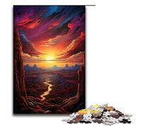 Puzzle "È il confine del deserto del Namib" 1000 pezzi in legno per adulti e bambini dai 12 anni in su per il divertimento in famiglia 1000 pezzi (75x50 cm).