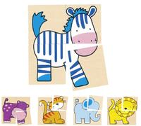 Puzzle e memory Goki Animali Selvatici