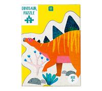 Puzzle e poster con dinosauro a forma di stegosauro arancione da 54 pezzi | Per bambini, bambini | Illustrato, compleanno di dinosauri giurassici, Natale