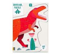 Puzzle e poster con dinosauro a forma di tirannosauro Rex rosso da 52 pezzi | Per bambini, bambini | Illustrati, dinosauri giurassici, compleanno, Natale