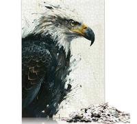 Puzzle Eagle Majesty per adulti e adolescenti, 1000 pezzi, puzzle di carta per adolescenti, regali, gioco rompicapo, 1000 pezzi (75x50 cm)