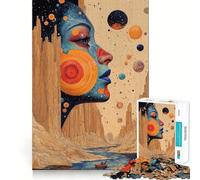 Puzzle Echi Orbitanti da 1000 pezzi per adolescenti, gioco di abilità mentale, design rilassante e divertente, (38x26cm)