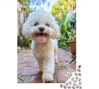 Puzzle Ecologico Da 1000 Pezzi in Legno, Tema Cane Cane maltese, Per Un Apprendimento Divertente, Ideale Per Adulti E Adolescenti, Con Pezzi Facili Da Maneggiare