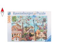 PUZZLE EDIFICI RAVENSBURGER BIG CITY COLLAGE 5000 PZ