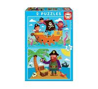 Educa - Puzzle Pirati 2x20 Pezzi (17149)