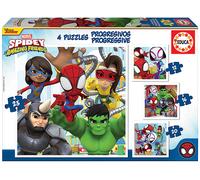 Educa - Progressive Spidey and His Amazing Friends 12-16-20-25, 4 progressieve p