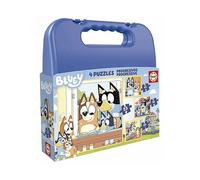 Set di 4 Puzzle Educa Bluey