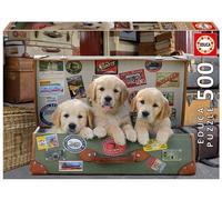 Puzzle Educa Cuccioli in Valigia 500 Pezzi