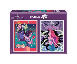 PUZZLE EDUCA Disney Cattivi e Principesse 2x500 - 500 Pezzi in Cartone per 10+