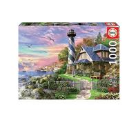 PUZZLE EDUCA Faro nella Baia Rocciosa - 1000 Pezzi in Cartone per 14+